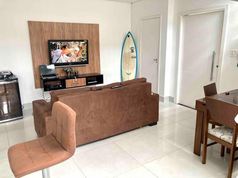 Casa Agradavel Com Piscina Ha 1 Quadra Da Praia. Bertioga Exterior foto